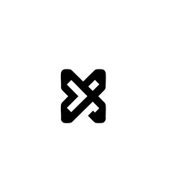 Fototapeta premium Modern Navigation Arrow - Uniform Stroke Minimalist Design