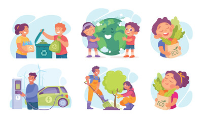 Youth Taking Part in EcoFriendly Activities and Initiatives for a Greener Future