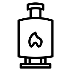 Obraz premium Gas Oil Tank Line