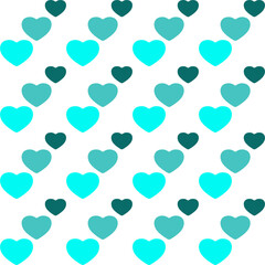 seamless pattern with hearts
