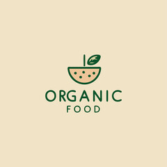 A playful logo design showcasing a group of cheerful fruits and vegetables with smiling faces, perfect for an organic food brand aimed at encouraging healthy eating in families.
