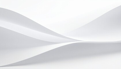 Elegant White Paper Curves Abstract Background Design.