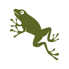 Frog logo icon design template