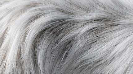 立体感とグラデーションが美しいグレーファーテクスチャ｜高級感ある雑貨やウィンターシーズンの背景に適した素材