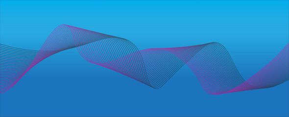 Abstract vector background with pink wavy lines. vectors