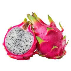 dragon fruit isolted background
