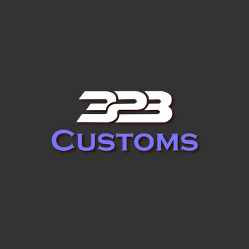  text logo for business 323 customs