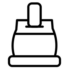 Fototapeta premium Ballot Box Votes Line