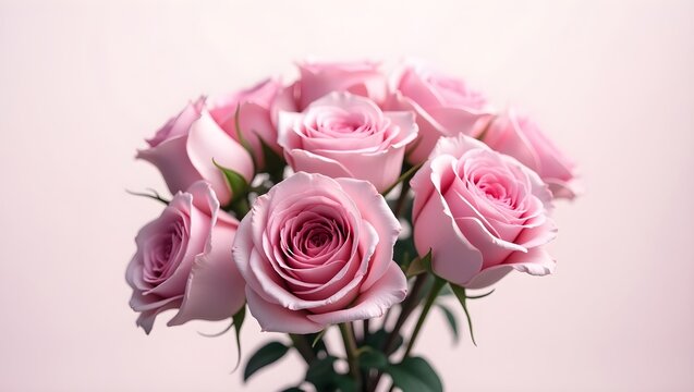 pink roses on a white background, bouquet of white roses, white roses bouquet, bouquet of roses, 