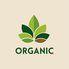 A playful organic food logo design depicting cheerful fruits and vegetables in a circular layout, promoting nutrition and community well-being in a fun and engaging manner.