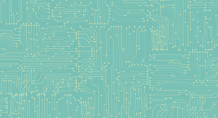 Vector circuit board illustration. Abstract technology  background. EPS 10.