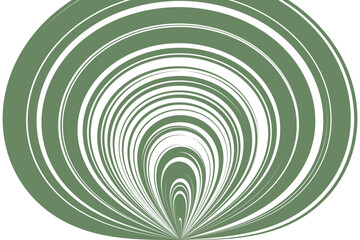 simple abstract dark olive color geometric thin to thick line pattern concentric olive green rings an abstract optical illusion