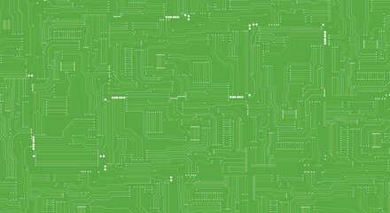 Seamless digital technology circuit. Vector circuit board illustration. Abstract technology  background. EPS 10.