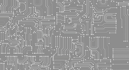 Abstract digital background with technology circuit board texture. Electronic motherboard illustration. Communication and engineering concept. Vector illustration. 