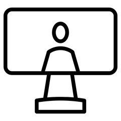 Politicians Candidate Monitor Line