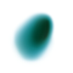 Png green abstract shape sticker, transparent background