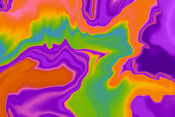 Colorful Liquid Ink Texture – Abstract Fluid Background with Vibrant Swirls and Flow