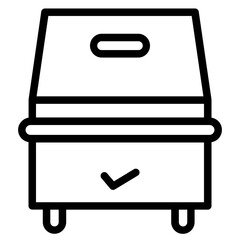 Ballot Box Election Line