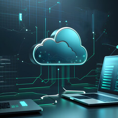 Cloud computing technology and data network design for digital business communication