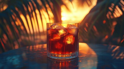 Sunset cocktail