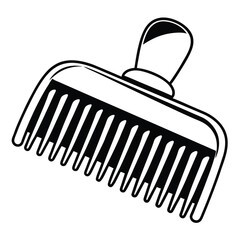 comb glyph icon , designed for web and app