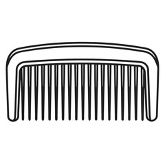comb glyph icon , designed for web and app