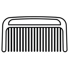 comb glyph icon , designed for web and app