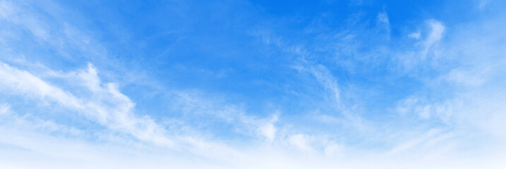 sky is blue and clear with clouds