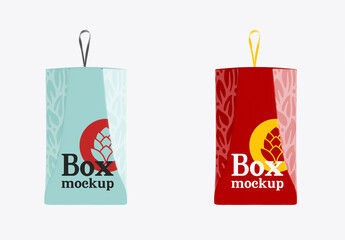 Hexagonal Box Mockup