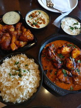 Best Indian Food. AI generative.