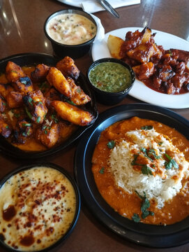 Best Indian Food. AI generative.