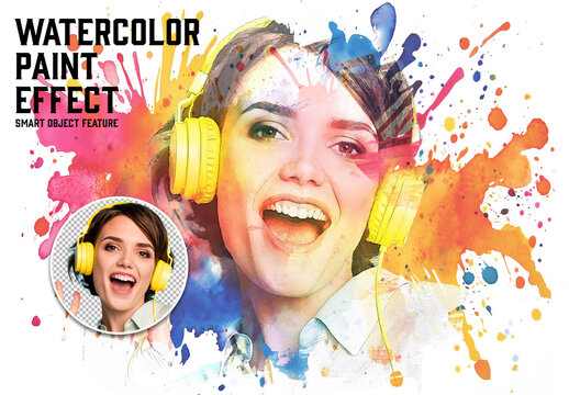 Watercolor Paint Effect