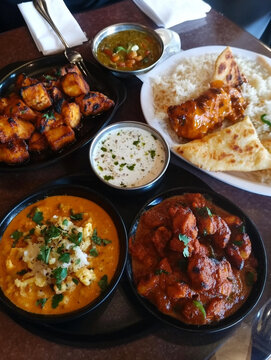 Best Indian Food. AI generative.