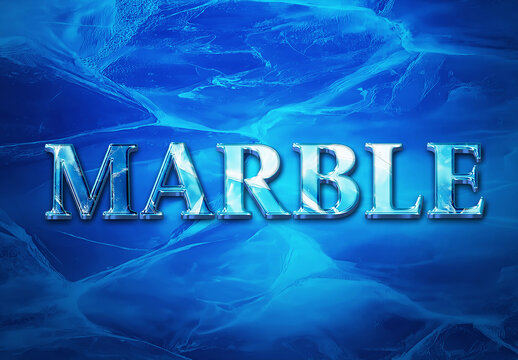 Text Effect Marble