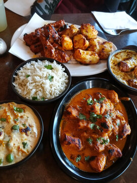Best Indian Food. AI generative.