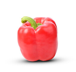 red pepper Isolated on a white background.