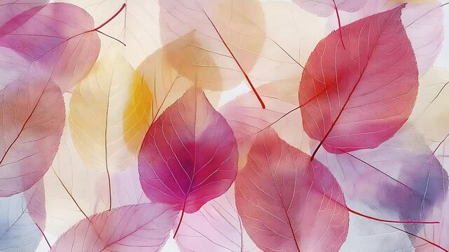 Macro leaves seamless background texture, pattern