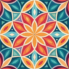 Fototapeta premium seamless floral background