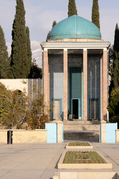 The tomb of the Sheikh Sa&lsquo;di, one of the major persian poet, Shiraz, Iran