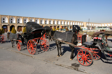 Naghsh-i Jahan Square in Isfahan, the 2nd largest in the world, Iran