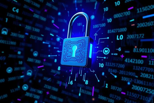 Digital security system cyber lock data protection