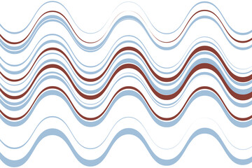 simple abstract dark and light color wavy thin line pattern abstract wave pattern in blue and brown