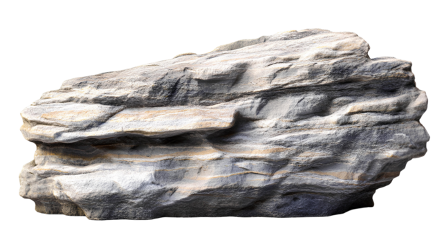 Stone on transparent background