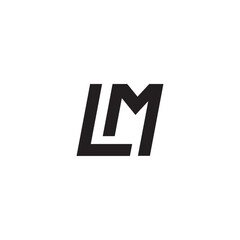 LM alphabet brand business logo design
