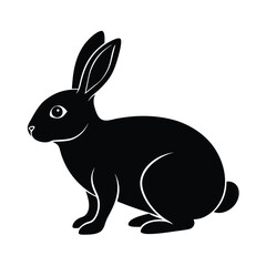 Obraz premium Bunny Vector Silhouette