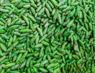 Beautiful fresh green leafy vegetables.