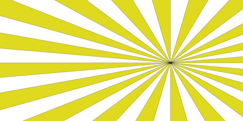 Abstract background with rays. Colorful sun rays sunburst pattern background.  Summer Banner illustration. orange bright sunrise isolated glow striped texture background.