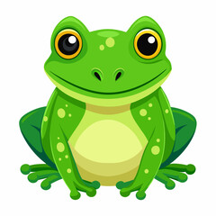 green frog cartoon