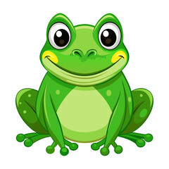green frog cartoon