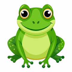green frog cartoon